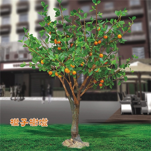 仿真橙子樹燈